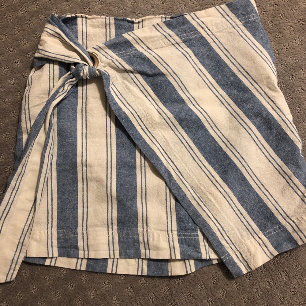 Free People Tuscan Sunrise Wrap Skirt